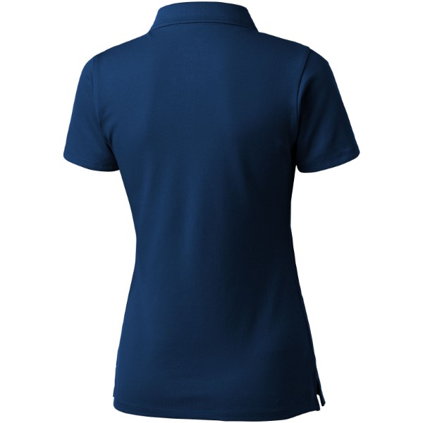 Hacker short sleeve ladies polo - Navy / Red / S