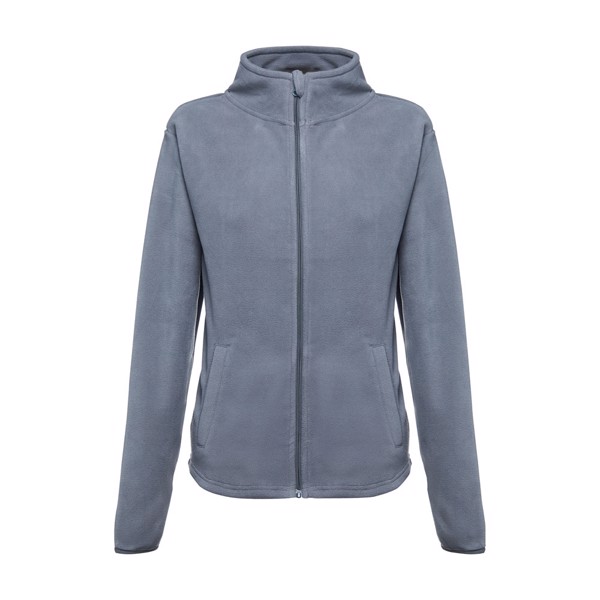 THC HELSINKI WOMEN. Women's Polar fleece jacket with elasticated cuffs - Grey / M