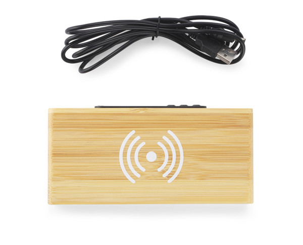 Wireless charger desk clock INDUCTO