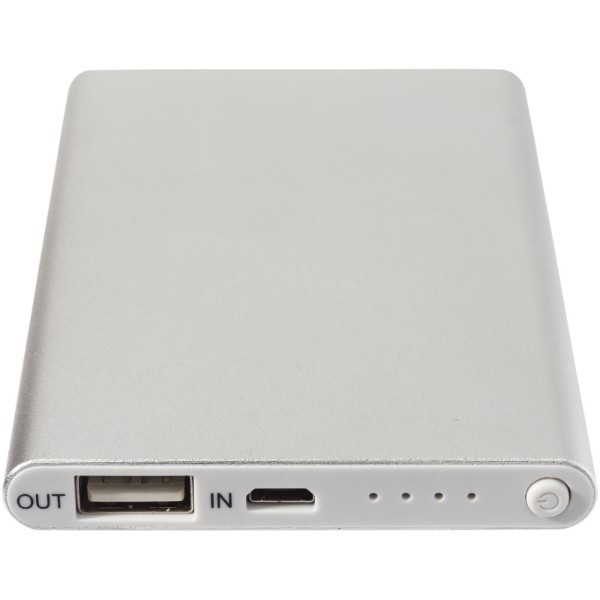 Pep 4000 mAh power bank - Silver