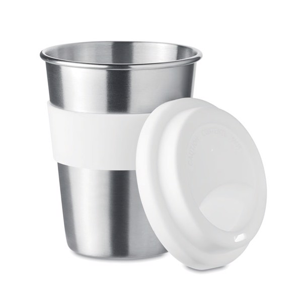 Tumbler stainless steel 350ml Irmug - White