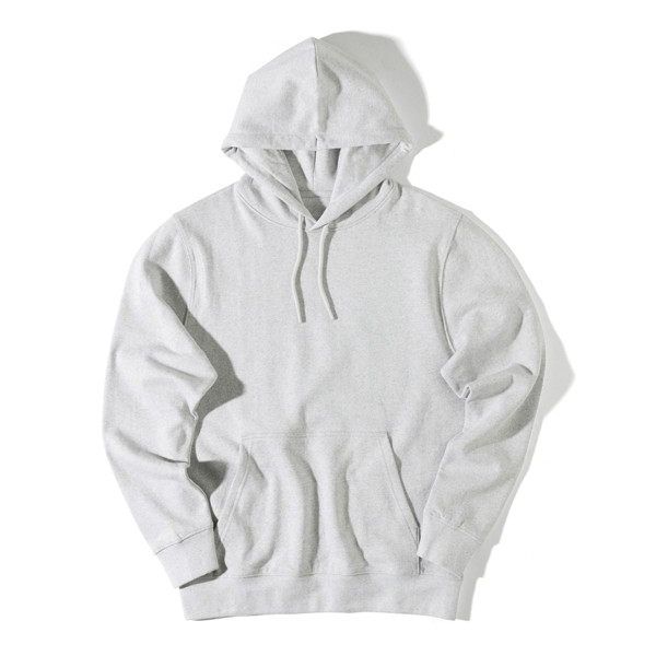 Lehká mikina s kapucí Iqoniq Rila z recykl. bavlny - Light Heather Grey / XXL