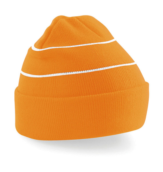 Enhanced-Viz Knitted Hat - Fluorescent Orange / ONE SIZE