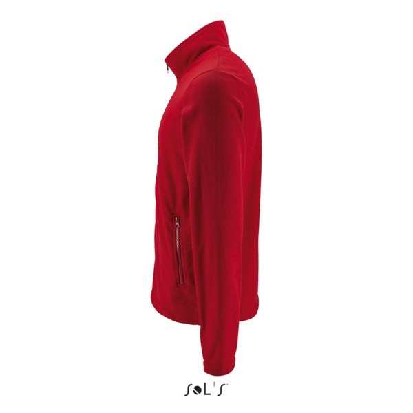 Sol's Norman Men - Plain Fleece Jacket - Red / XL