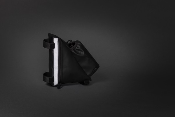 PU high visibility bike frame bag with bottle holder