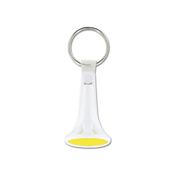 KEY-RING TOKEN HOLDER - Blanc / Jaune