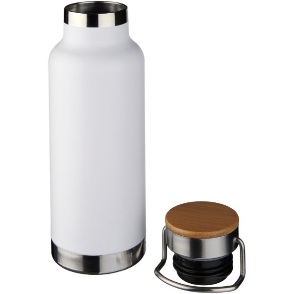 Borraccia sportiva Thor con isolamento sottovuoto in rame da 480 ml - Bianco