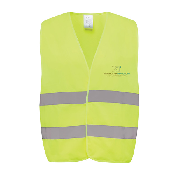 XD Collection safety vest recycled PET, EN ISO 20471
