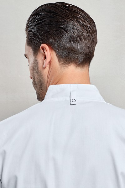 Chef's Zip-Close Short Sleeve Jacket - White / L