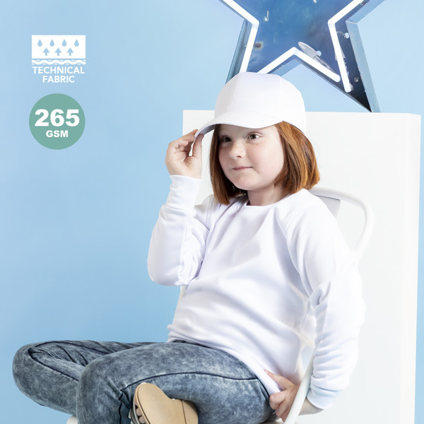 Kids Technical Sweatshirt Kroby - White / 10-12