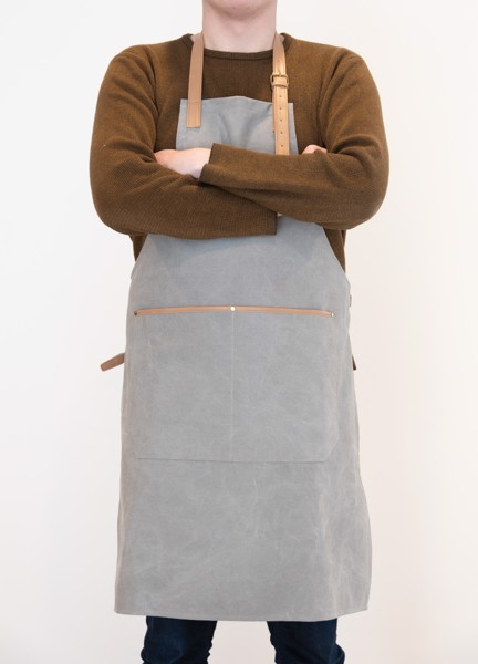Deluxe canvas chef apron - Grey