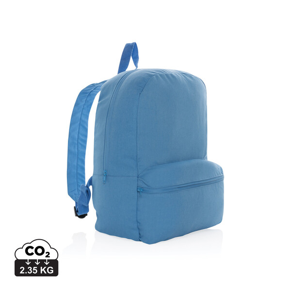 Sac à dos en toile recyclée 285 g/m² Impact Aware™ - Tranquil Blue