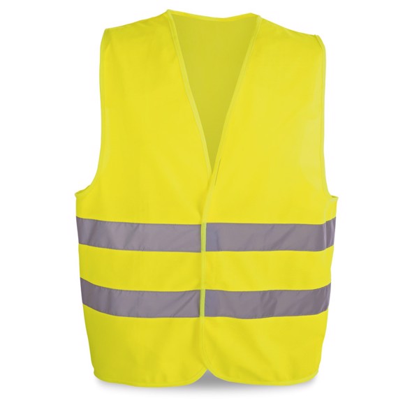 YELLOWSTONE. Gilet haute visibilité 100% polyester - Jaune