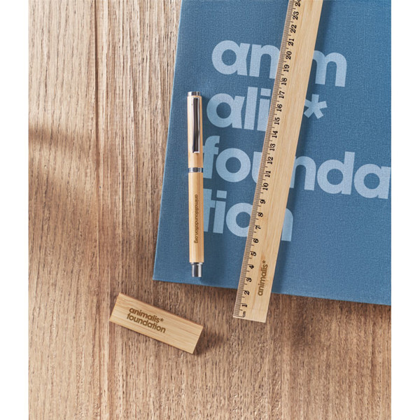 MB - Name tag holder in bamboo Deri