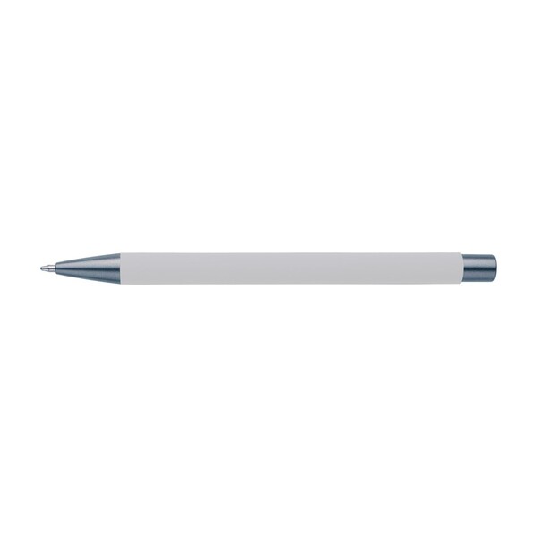 Stylo Emmett | Finition caoutchoutée - blanc