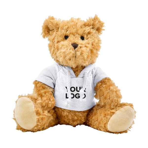 Teddy bear Monty - white