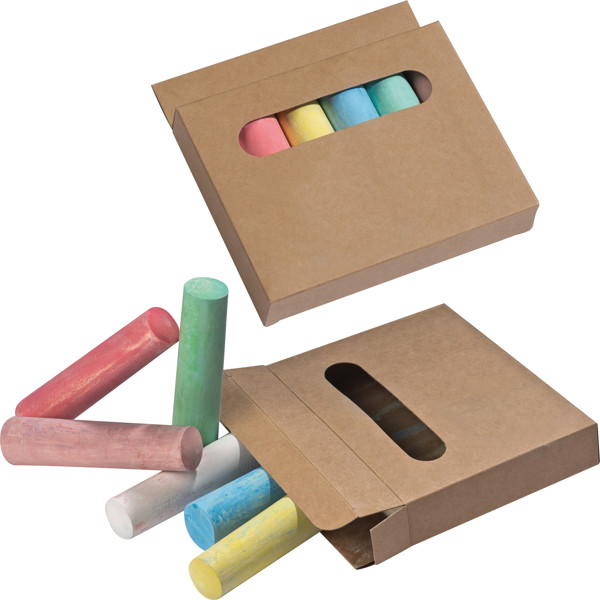 Chalks in box APOLONIA - Brown