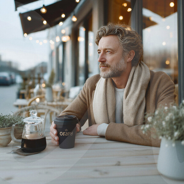 Mug Freedom Small Lock 200ml - White / Gray