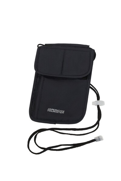 American Tourister - Ta Rfid Security Neck Pouch - Black