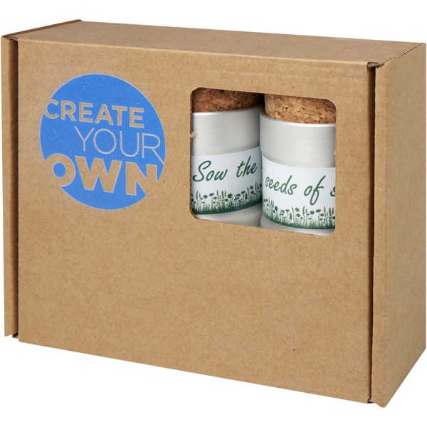 Hey Pots desktop garden herb mix - set of three - Silver