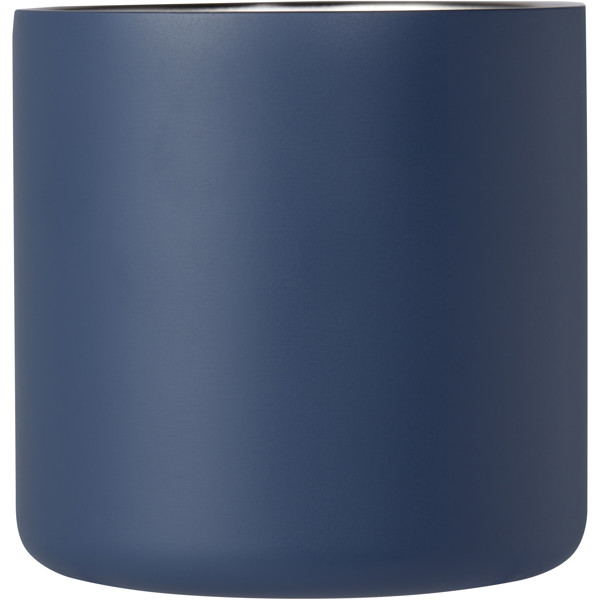 Tasse Bjorn de 360 ml en acier inoxydable recyclé certifiée RCS avec isolation sous vide et couche de cuivre - Bleu foncé