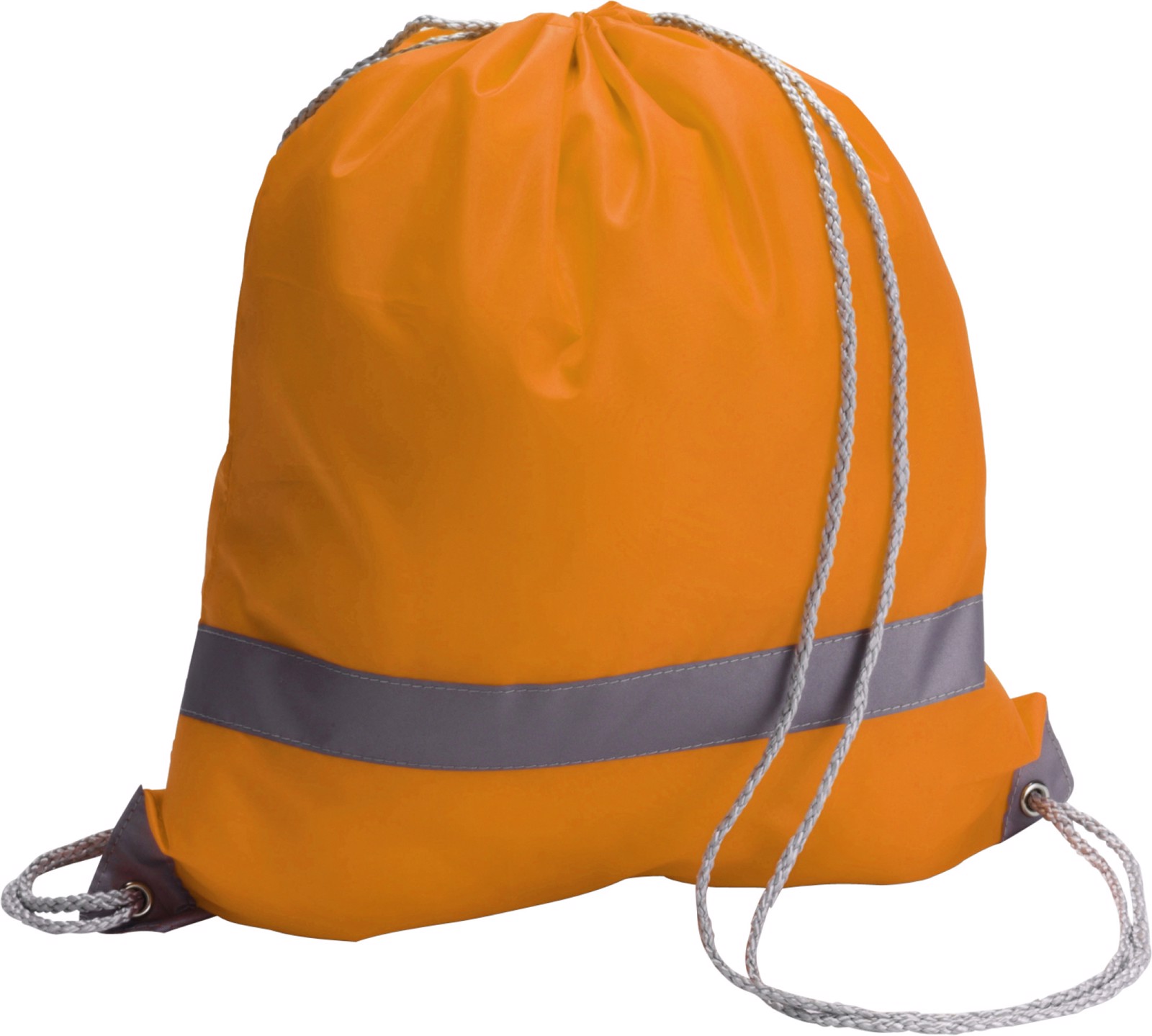 Polyester (190T) drawstring backpack - Orange