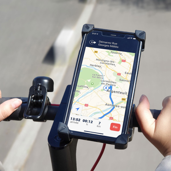 JITENSHA - SUPPORT VELO / MOTO / TROTTINETTE - SMARTPHONE JUSQU’A 6.9"