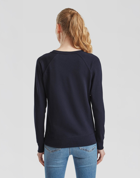 Ladies Lightweight Raglan Sweat - White / 2XL