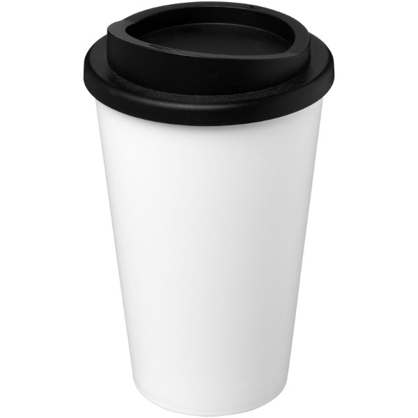 Termohrnček Americano® 350 ml - Biela / Jednofarebná čierna
