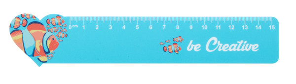 15 Cm Ruler Couler 15, House - White