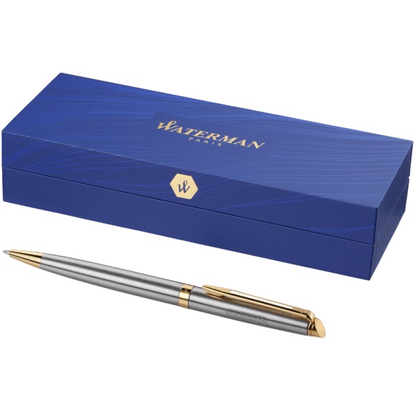 Waterman Hémisphère Kugelschreiber (blaue Mine) - silber / gold