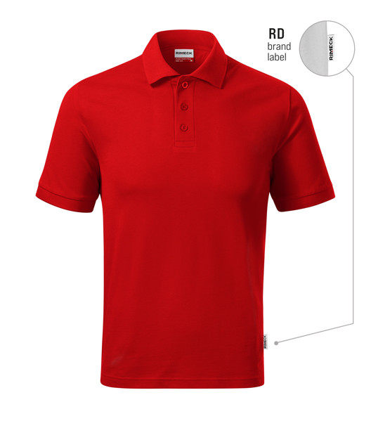 Polokošile Pánská Rimeck® Resist Heavy Polo - Červená / 2XL