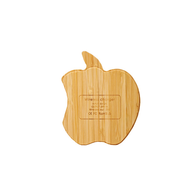 Wooden wireless charger in custom shape