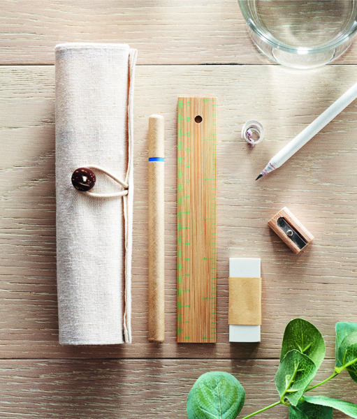 Stationary set in cotton pouch Ecoset