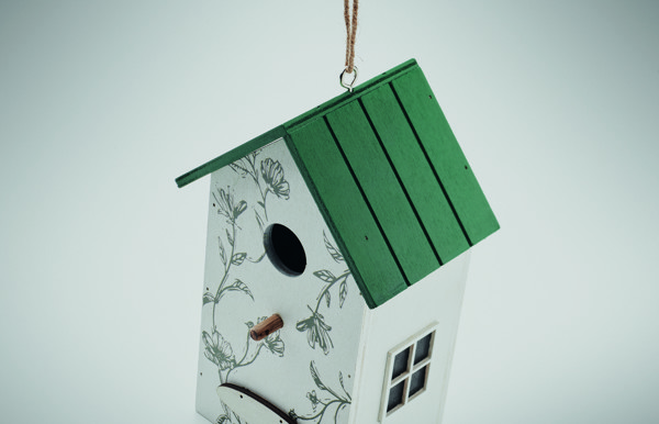 Bird house in plywood Greenjay