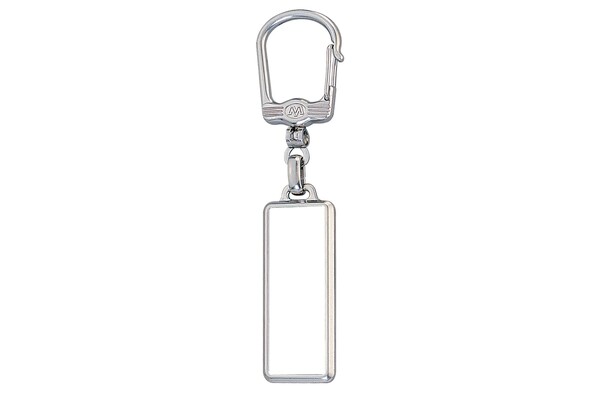 Keyring metal, rectangle