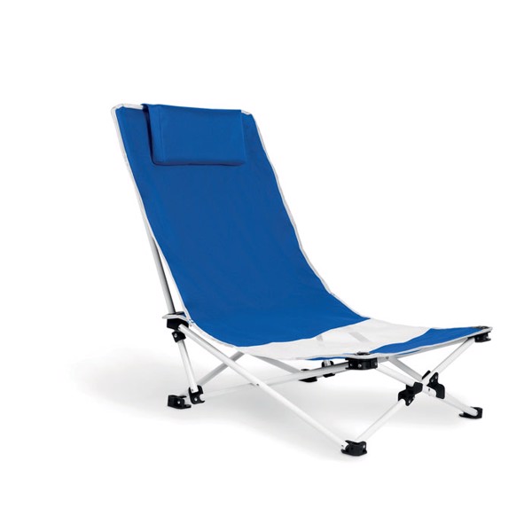 Capri stol za na plažo 600D poliester, jekleno ogrodje - Modra