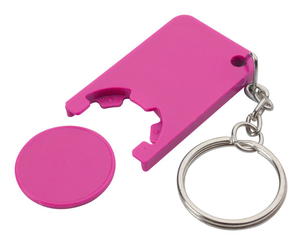 Trolley Coin Keyring Beka - Pink