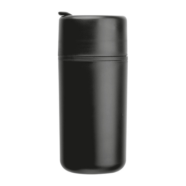 Pohár na pitie Genoa 500 ml - Čierna