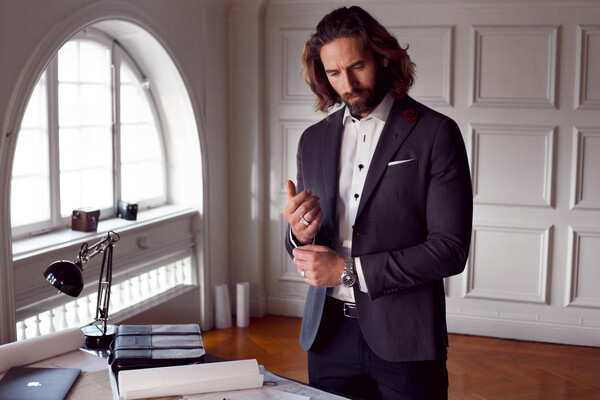 Red Bow 20 Slim fit White/Black XS