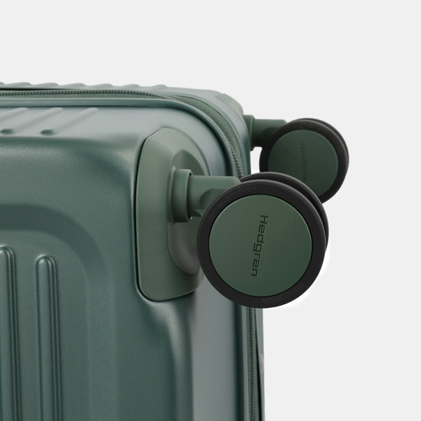 YUNO L EXP | Troler mare de check-in 74 cm extensibil + TSA - Hedgren - Duck Green