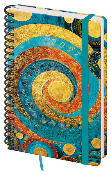 Týdenní diář Twin 2027, A5 - Spiral