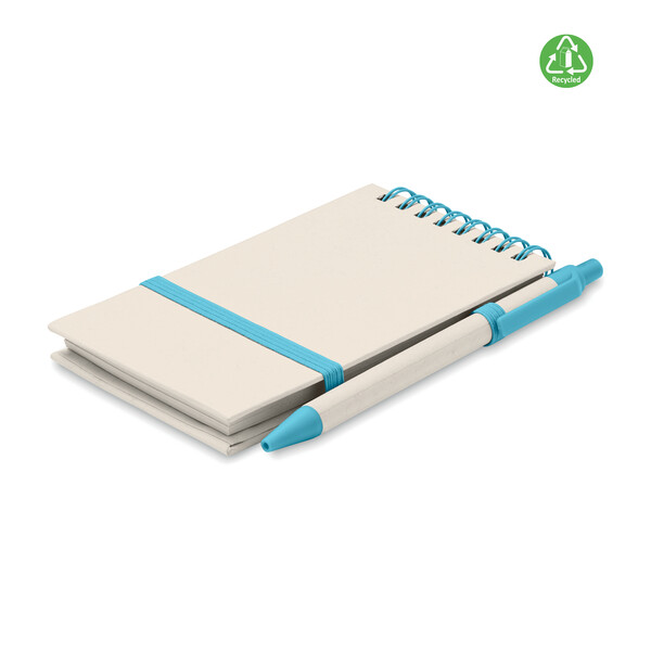 Recycled A6 Notebook Mito Set with Pen