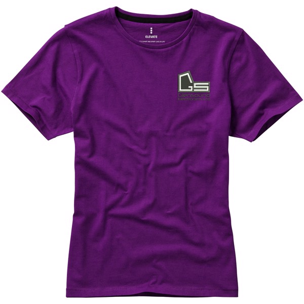 T-shirt de manga curta Nanaimo de mulher - Ameixa / XS