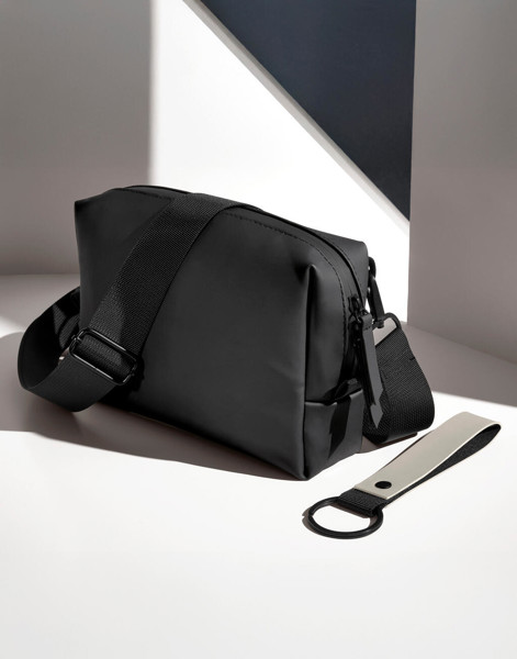 Matte Pu Keyring - Black / ONE SIZE