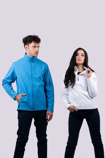 Women’S 3-Layer Softshell Jacket - White / 3XL