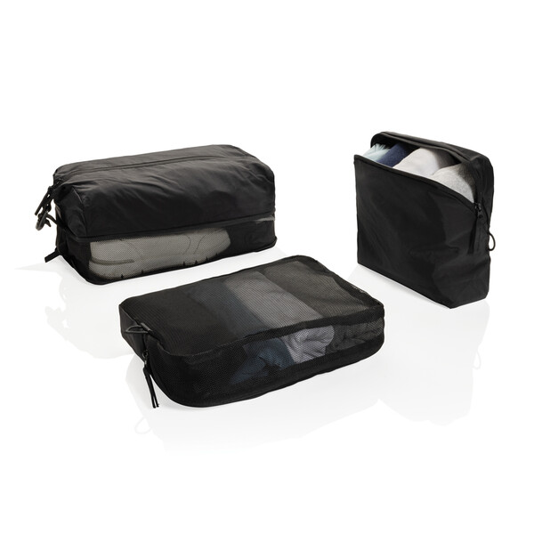 KENTO URBAN RCS recycled nylon packing cube set - Black