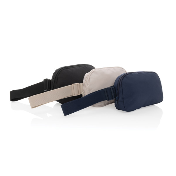 Sac banane / bandoulière en rPET AWARE™ Aero - Bleu Marine