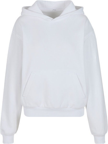 Heavy Ladies' Hooded Sweater "Loose Fit" Build your Brand | BY 444 - White / M
