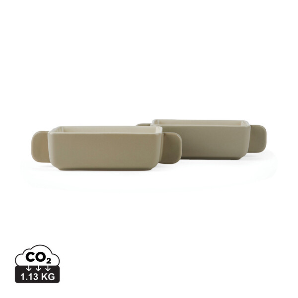 Set posode Vinga Monte neu 2 kosa, lončevina, 170 mm - Siva